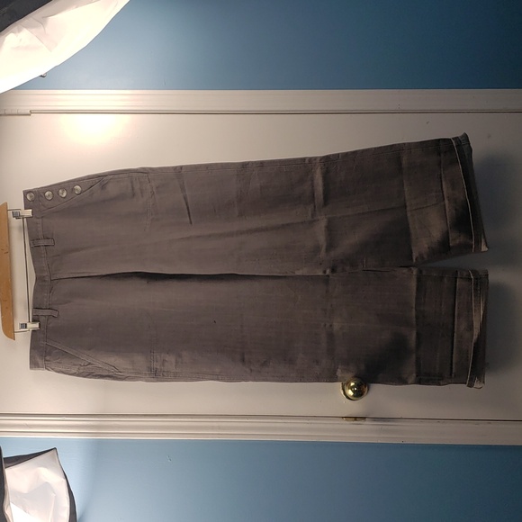 Vintage 1940's Freddies if Pinewood in Grey 1940's Button Jeans 36R - Picture 4 of 9